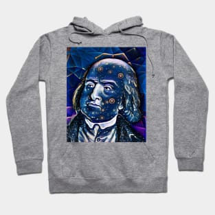 Jeremy Bentham Dark Night Portrait | Jeremy Bentham Artwork 5 Hoodie